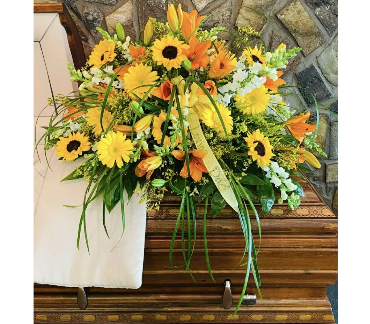 Sunny Days casket spray Sunny Days casket spray