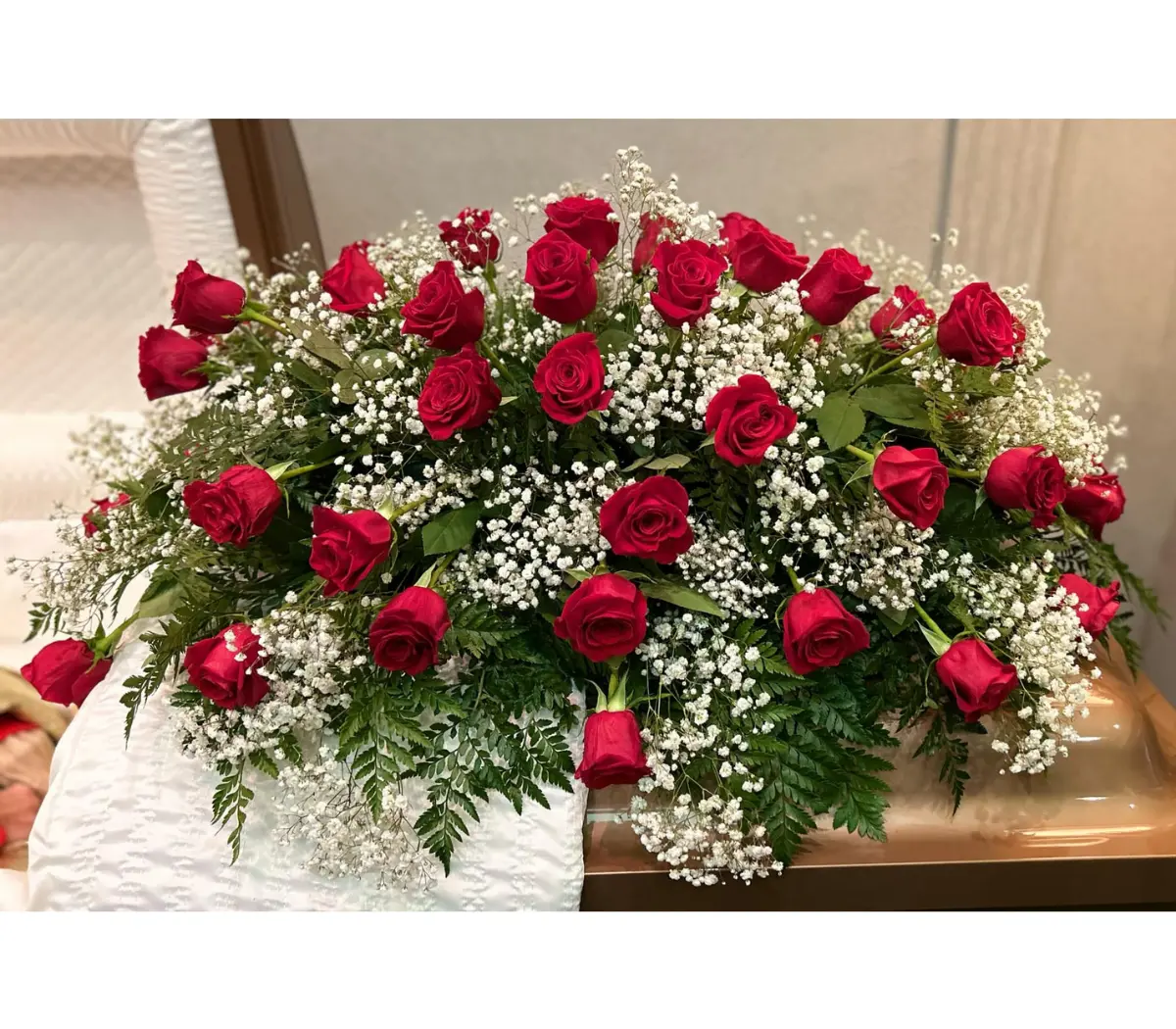 Rose Casket Spray Rose Casket Spray