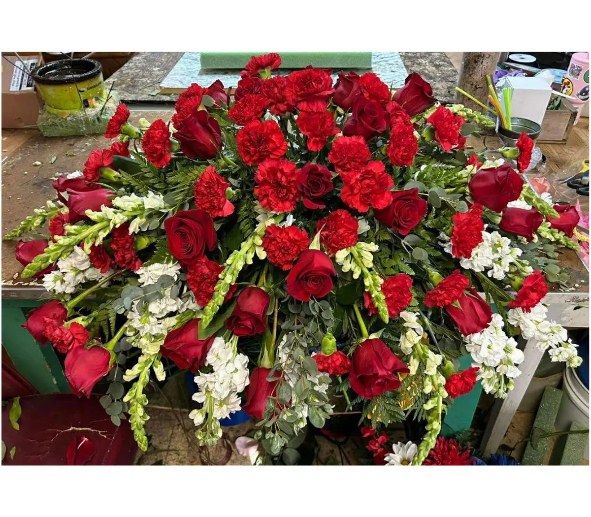 Rose Casket Spray