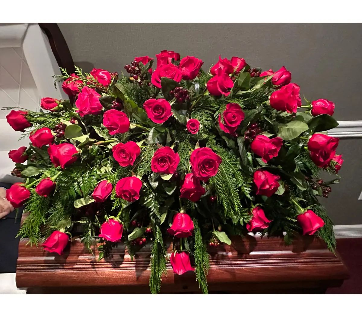 Rose Casket Spray