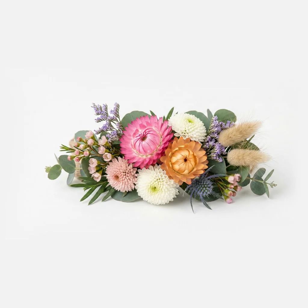 Sunset Protea Wildflower Wrist Corsage