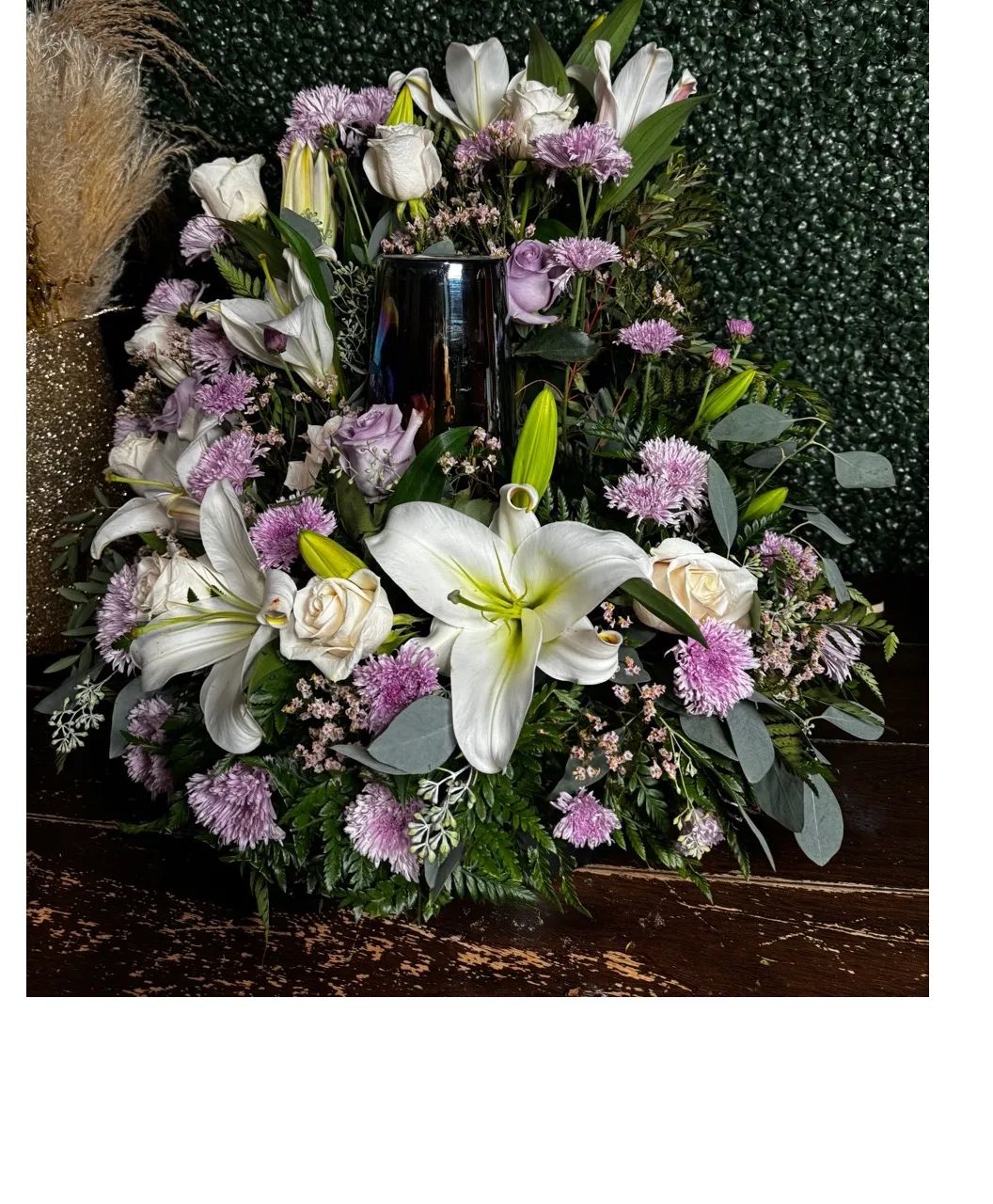 Lavender urn
