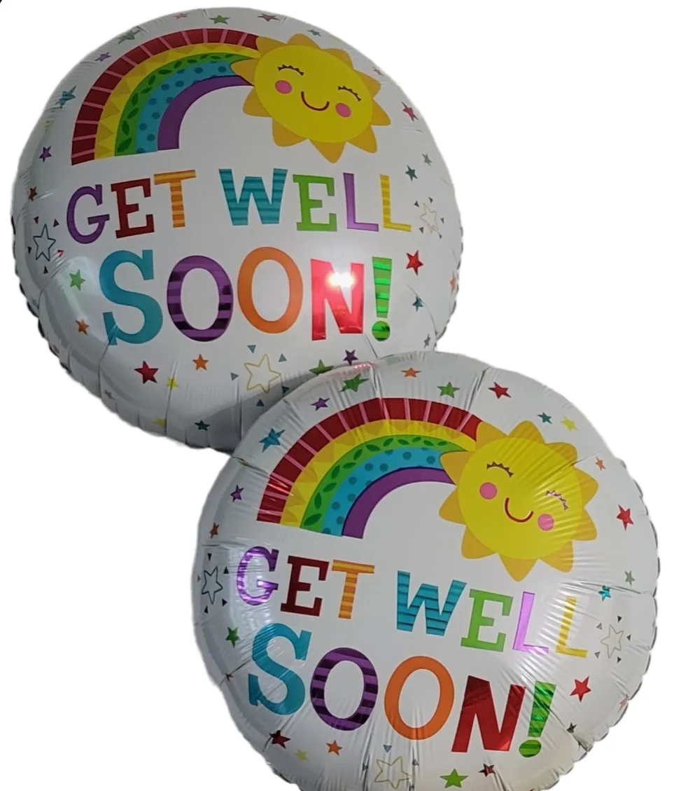 ballon get will son.jpg Get Well Soon Mylar Balloon image