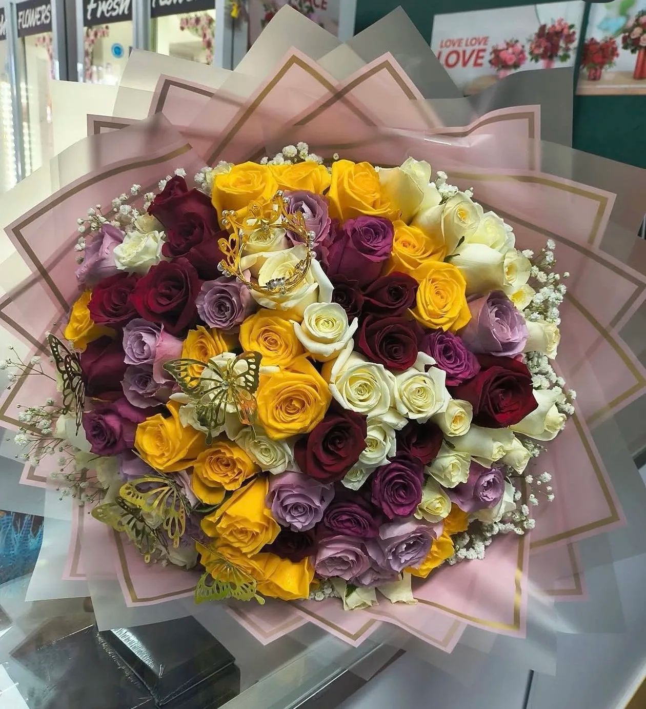 Dome Style Rose Bouquet