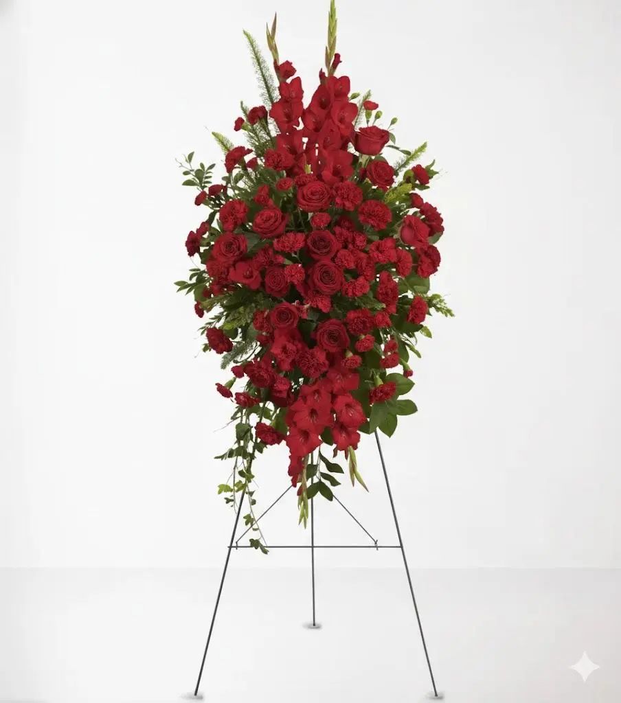 Eternal Love Red Rose Spray