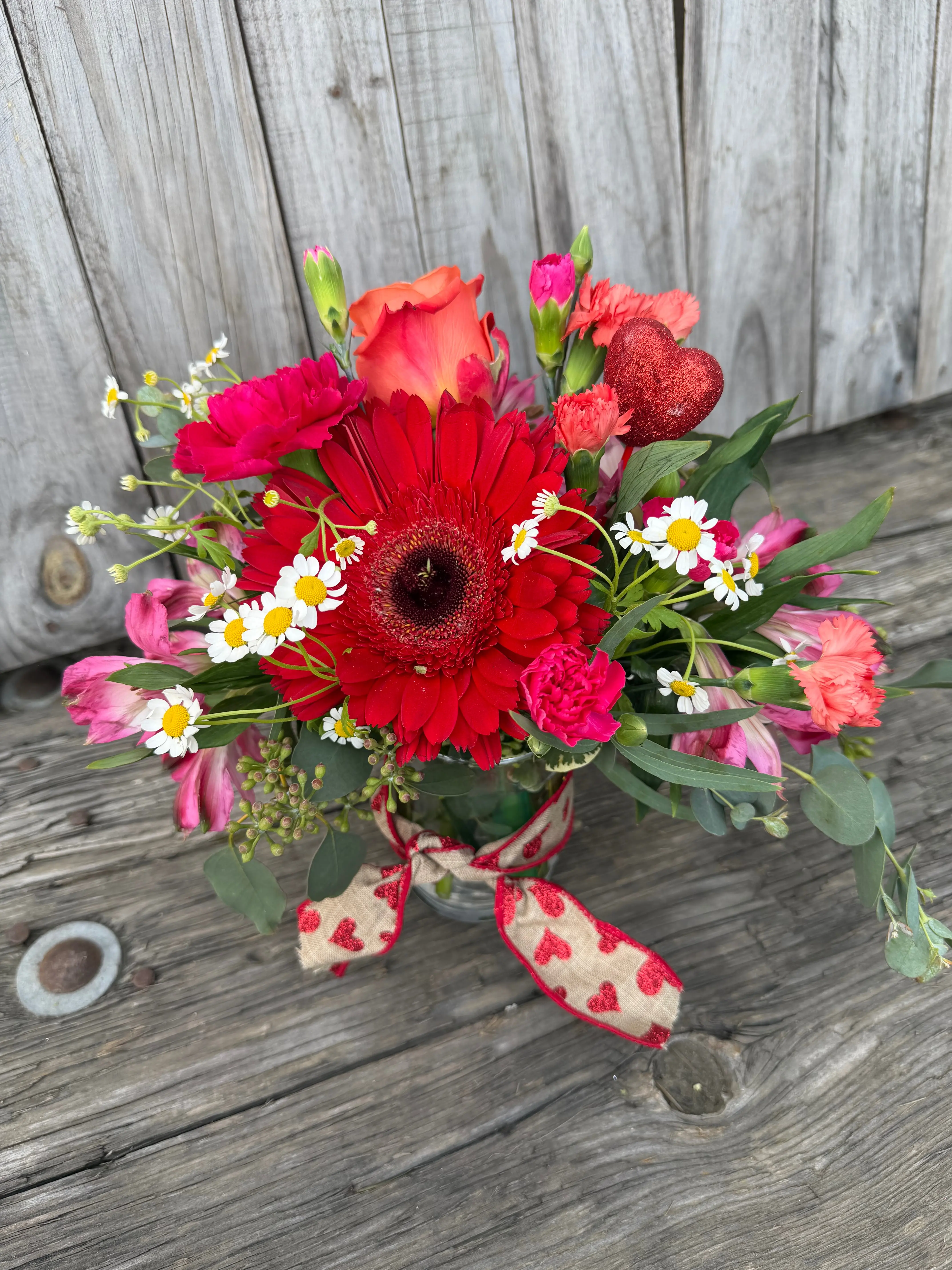 Bright valentines flowers Bright valentines flowers