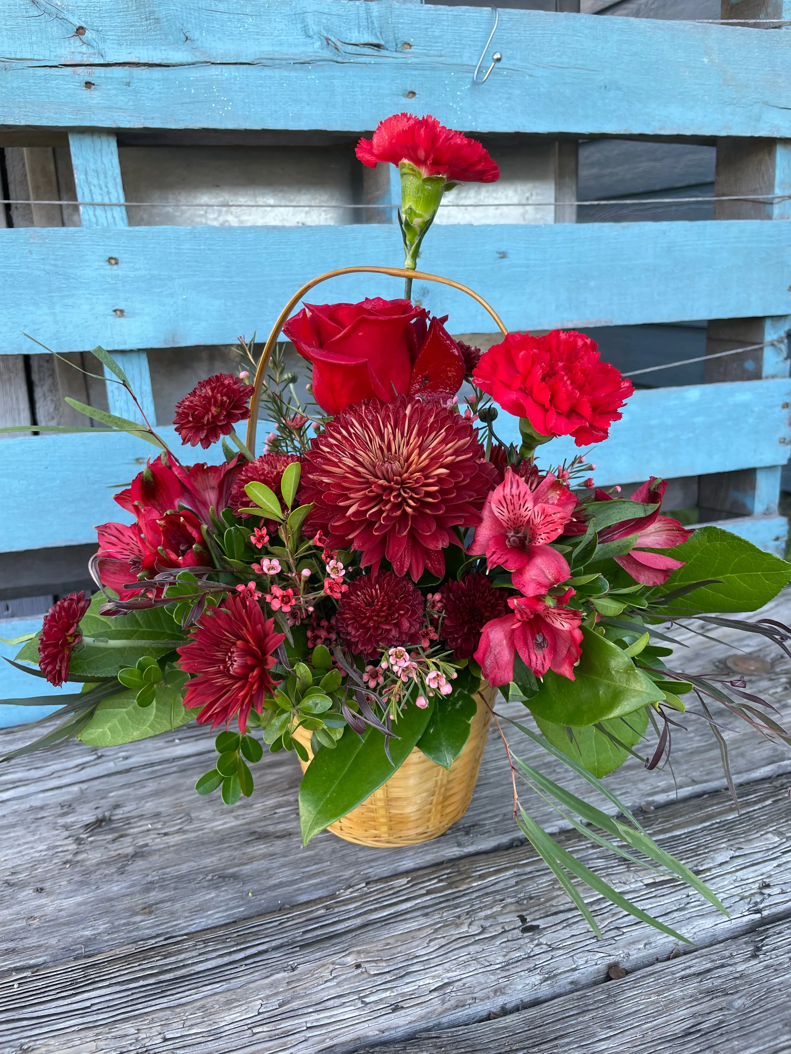 Basket of reds Basket of reds