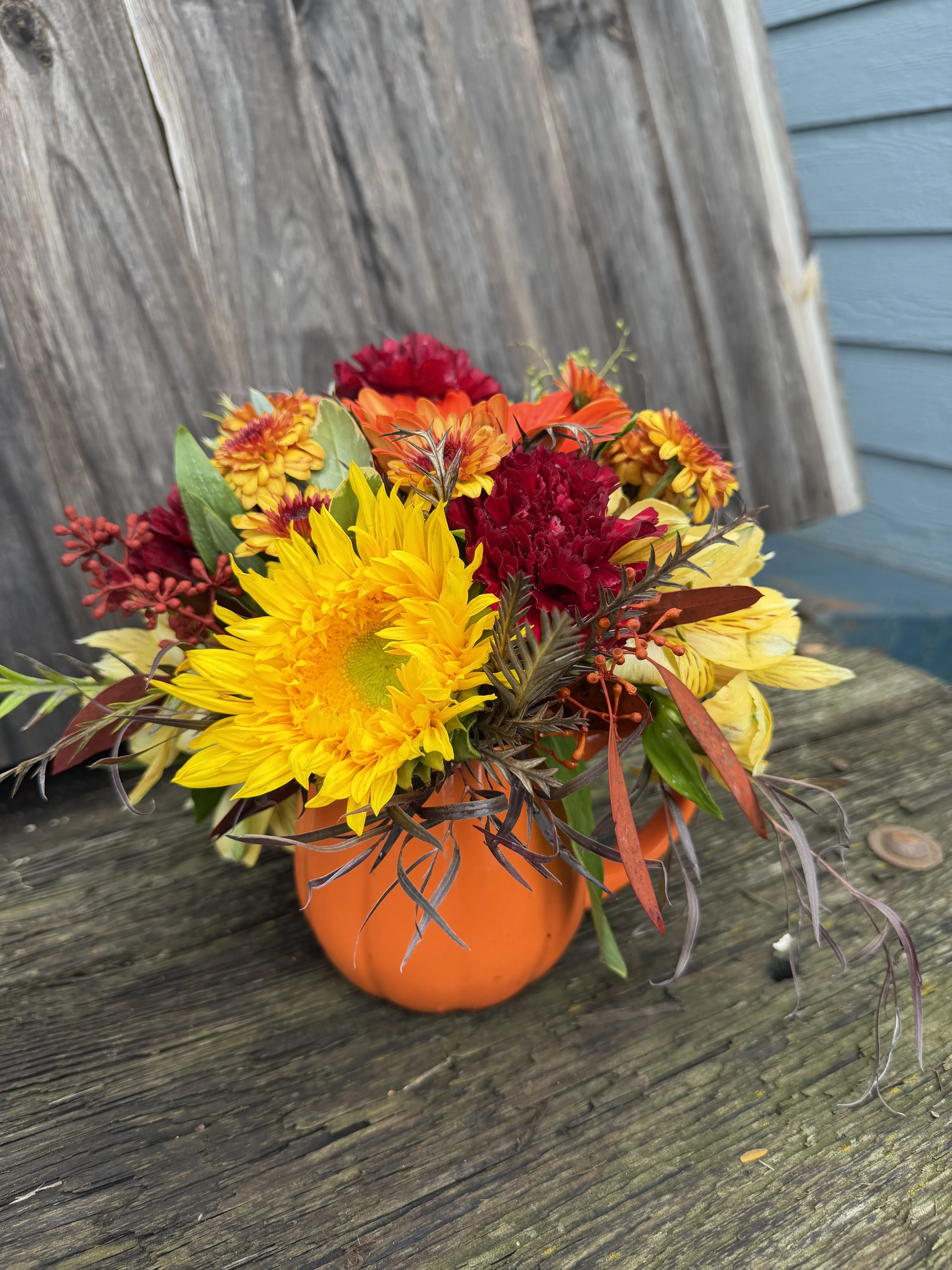 Bright fall flowers Bright fall flowers