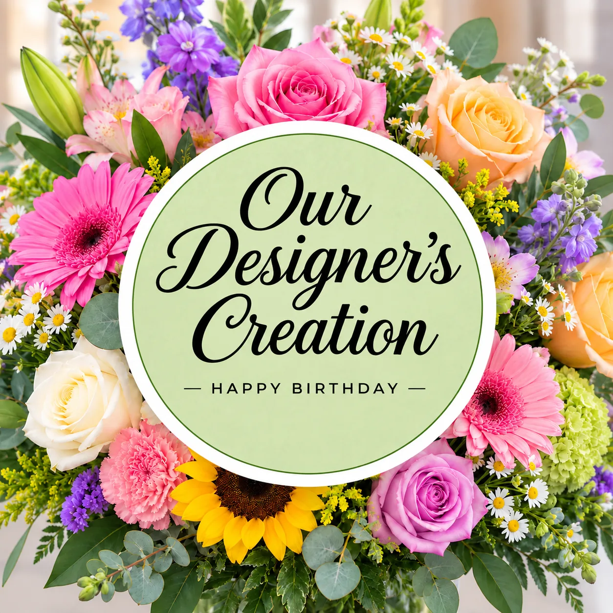 Our Designer's Creation Birthday Bouquet Our Designer's Creation Birthday Bouquet