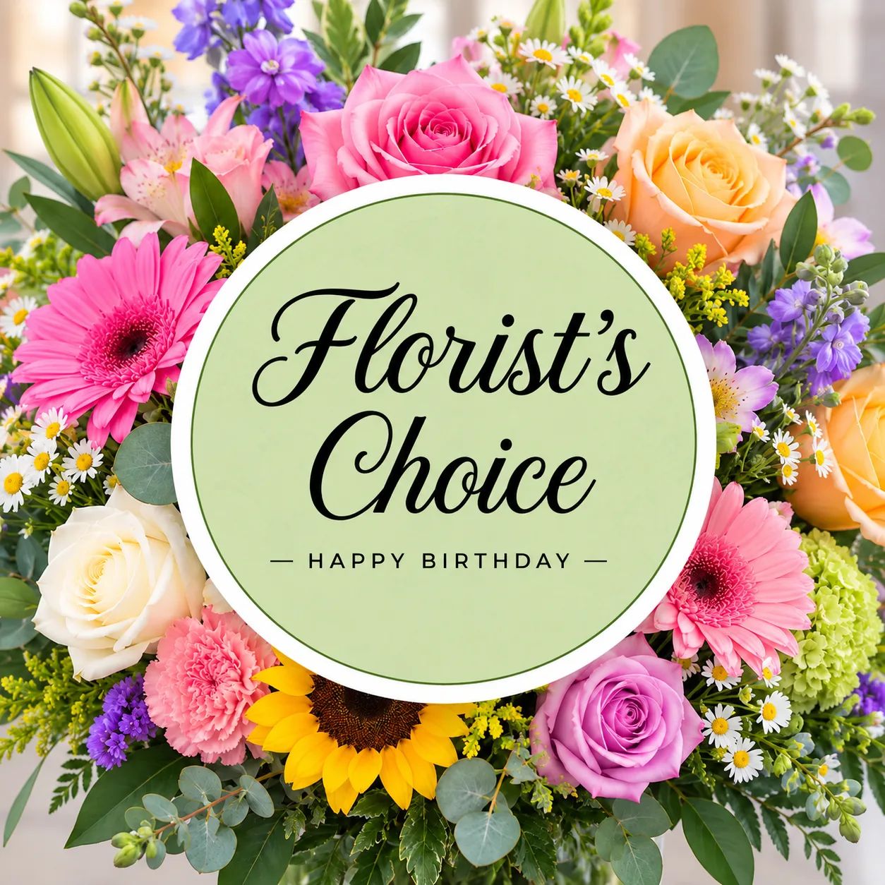 Florist’s Choice Birthday Bouquet
