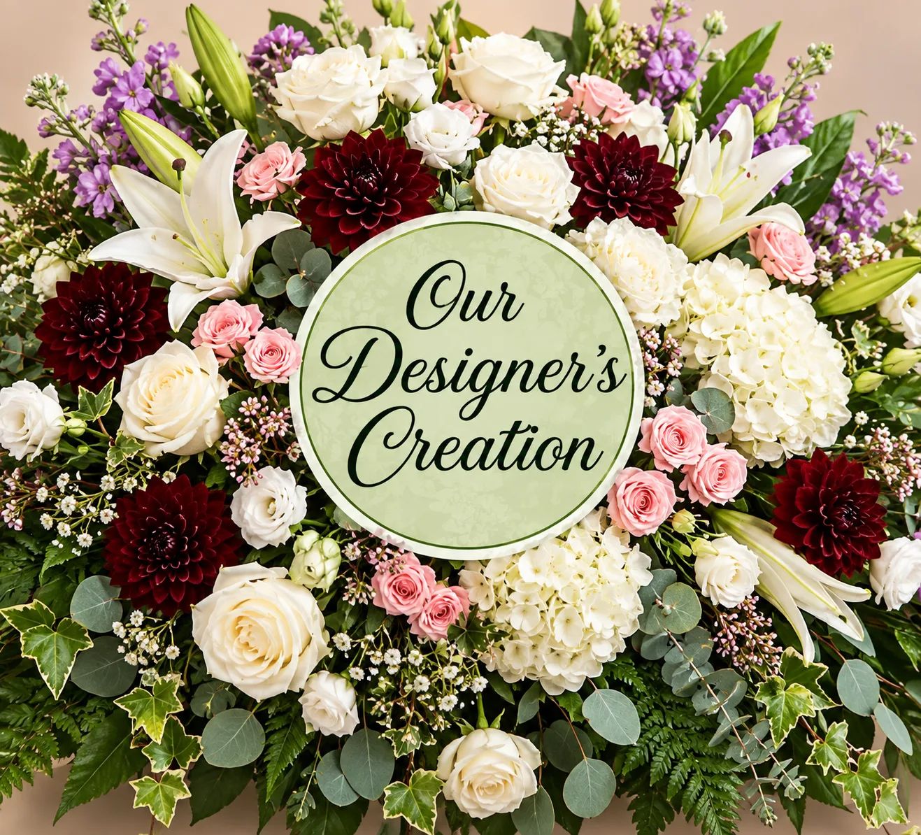 Our Designer's Creation Casket Spray