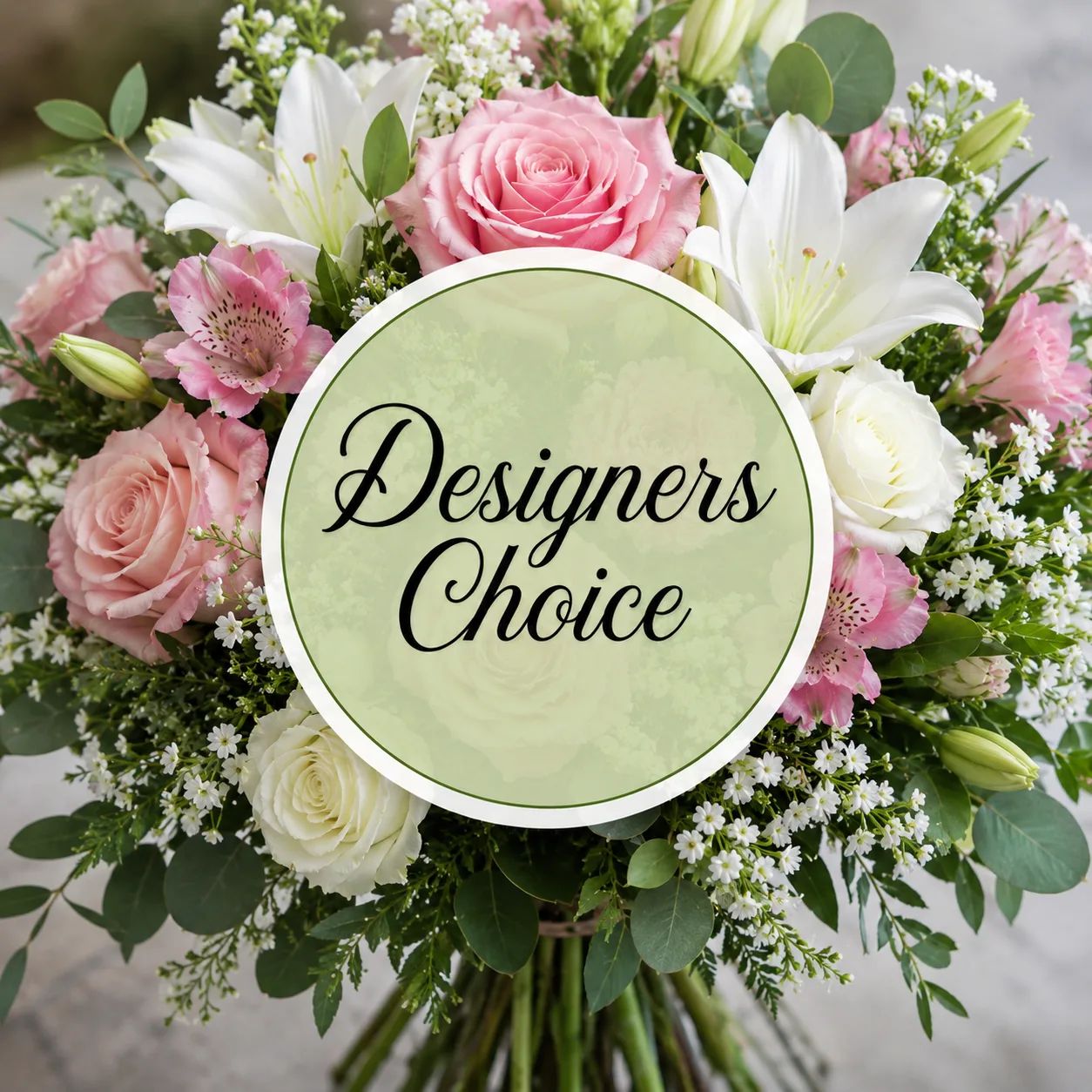 Designer’s Choice Hair Pieces & Handheld Bouquets