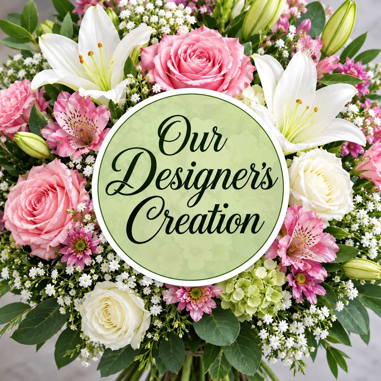Our Designer's Creation Hair Pieces & Handheld Bouquets