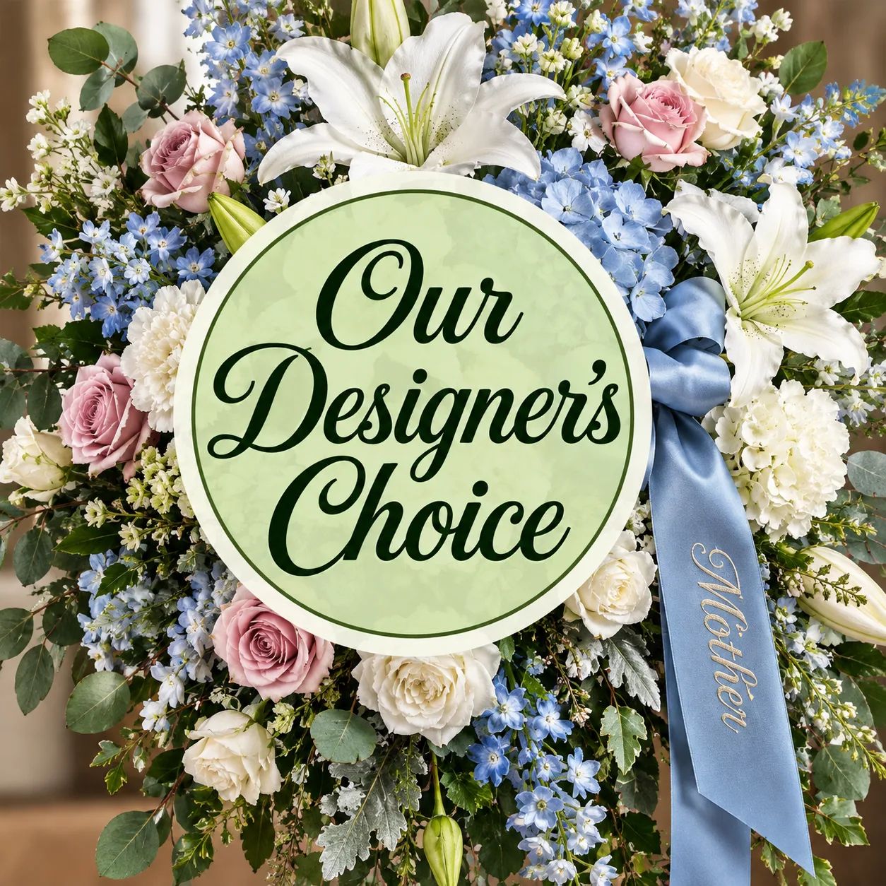 Our Designer's Creation Sympathy Standing Spray