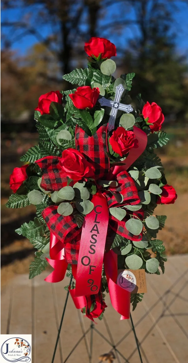 Customized Silk Spray on stand Silk Arrangement Customized Silk Spray on stand Silk Arrangement