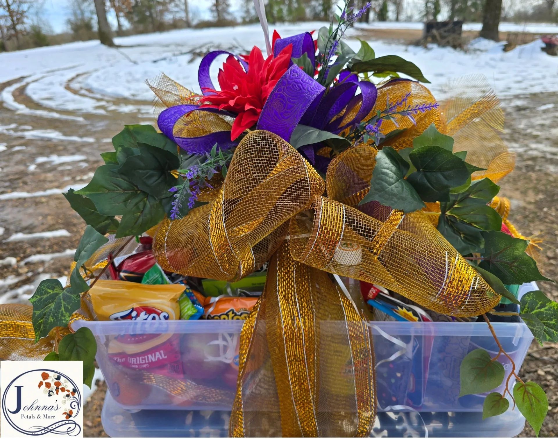 2 for 1 HUGE Snack Basket in Tote