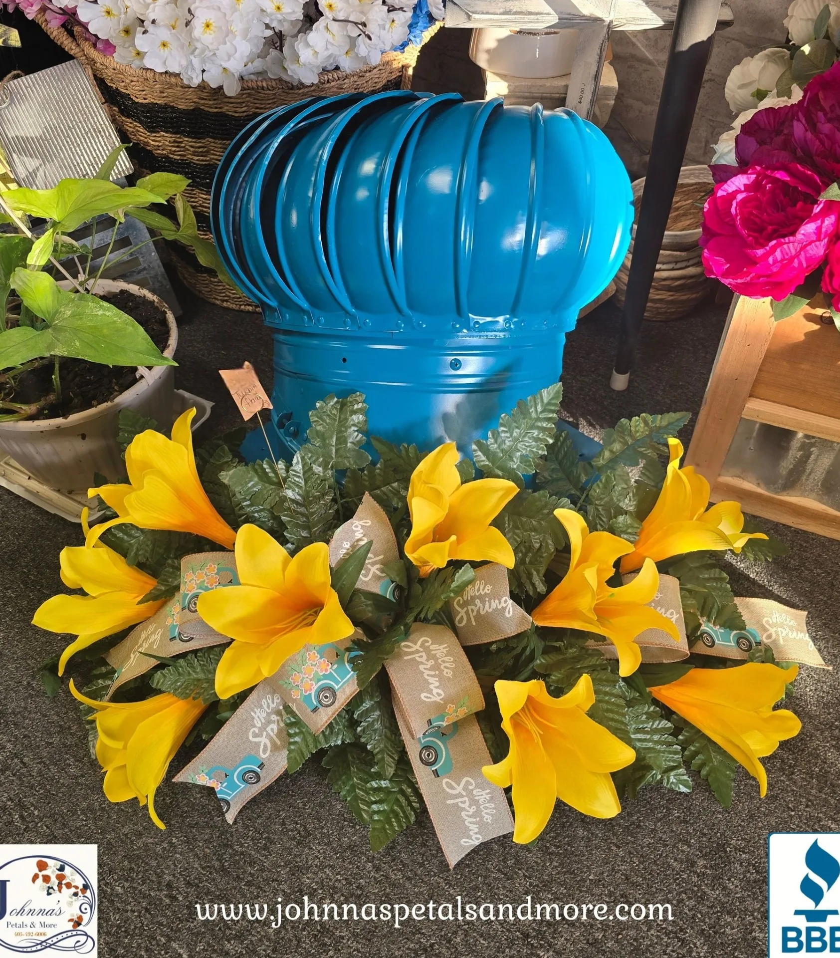 Hello Spring Silk Arrangement Hello Spring Silk Arrangement