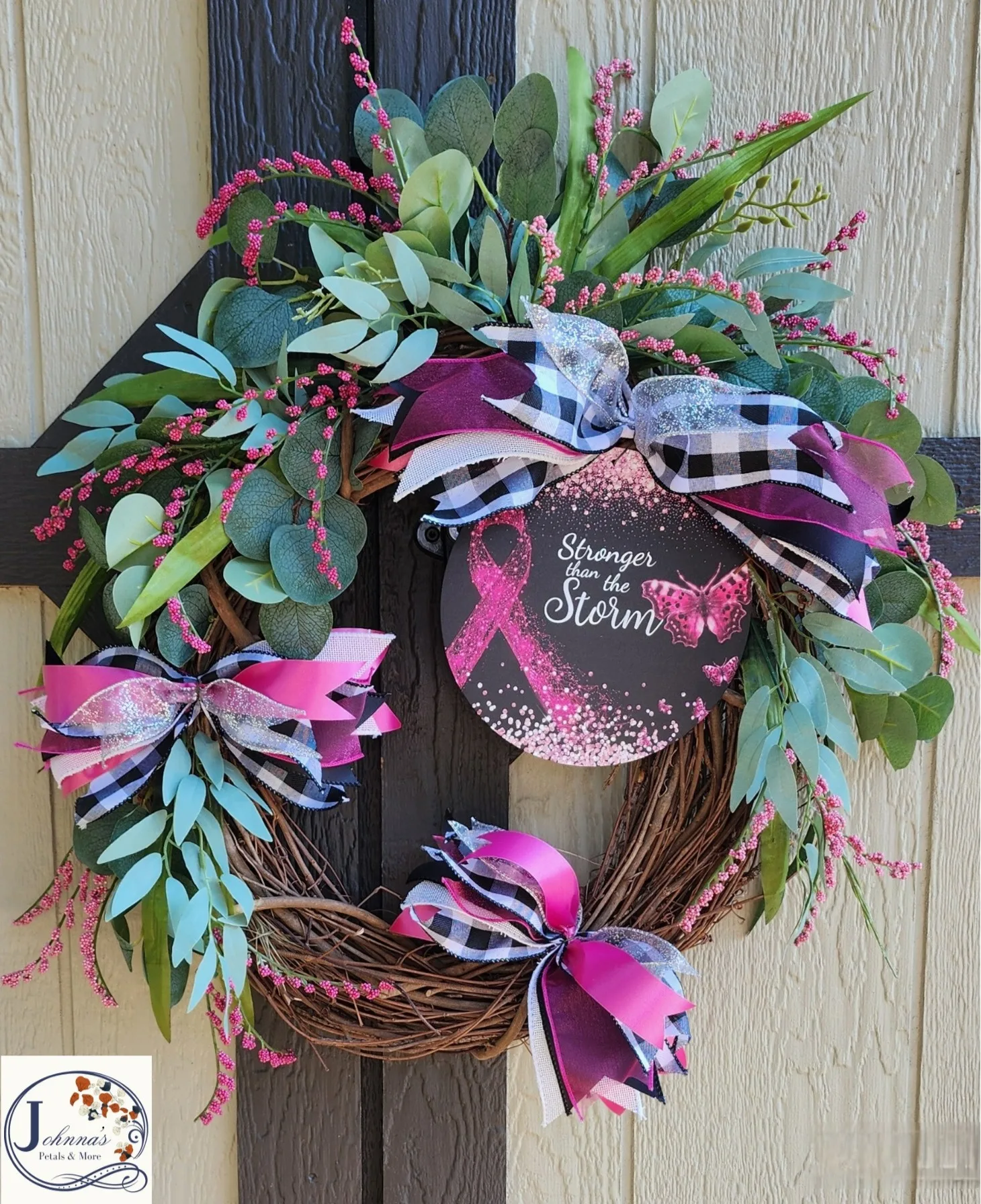 Stronger Than The Storm Grapevine Wreath Stronger Than The Storm Grapevine Wreath