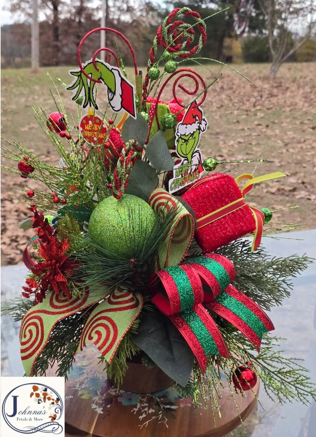 Christmas Grinch Centerpiece