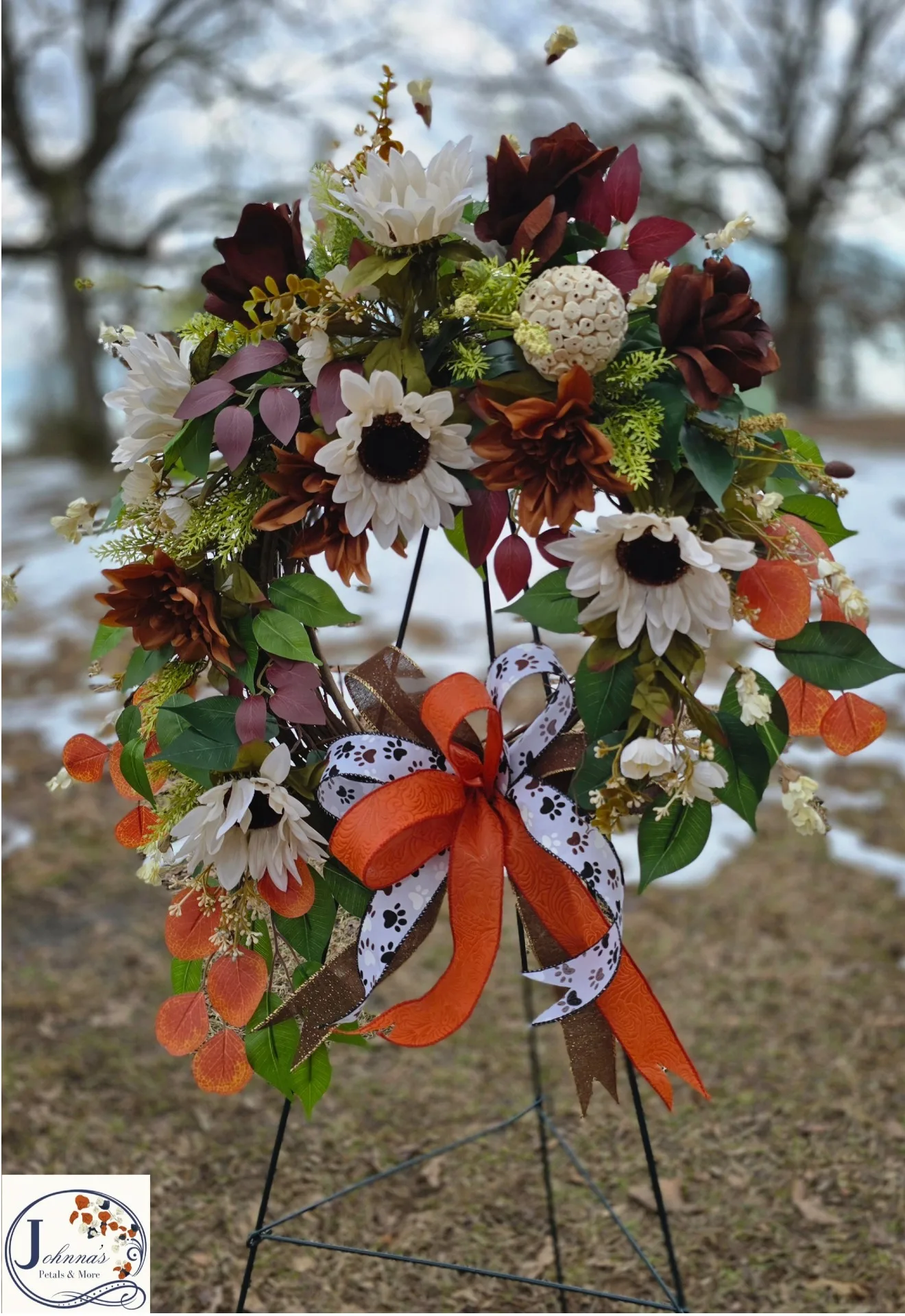 Rustic Grapevine Wreath Silk Arrangement Rustic Grapevine Wreath Silk Arrangement
