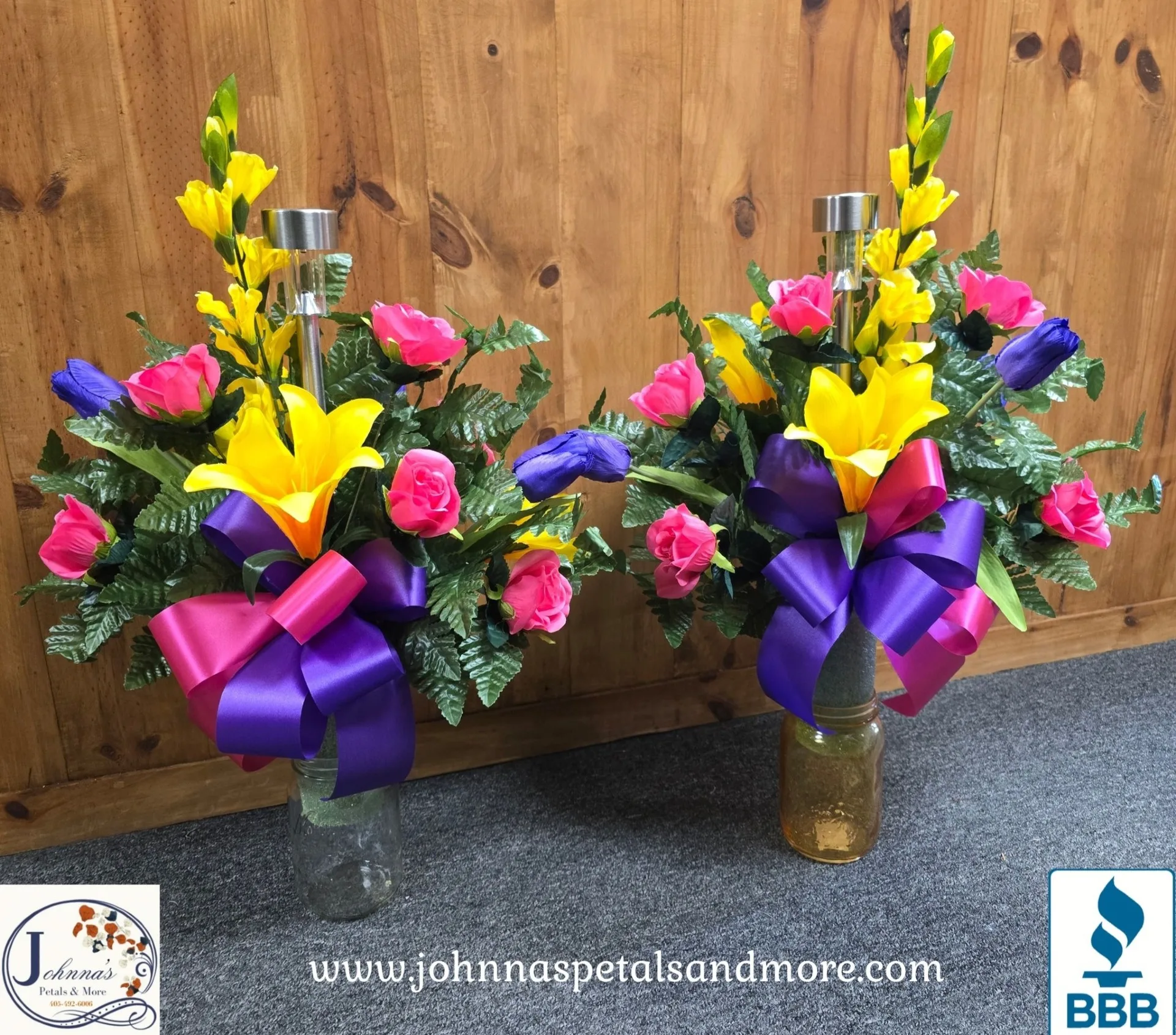 Spring Time Cemetery Vase Inserts Spring Time Cemetery Vase Inserts