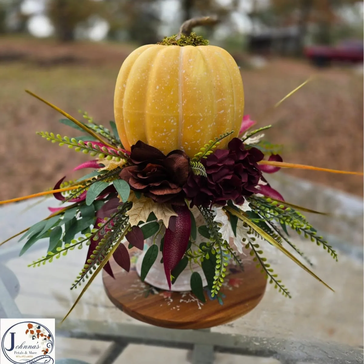 Orange Creamsicle Silk Pumpkin Centerpiece Orange Creamsicle Silk Pumpkin Centerpiece
