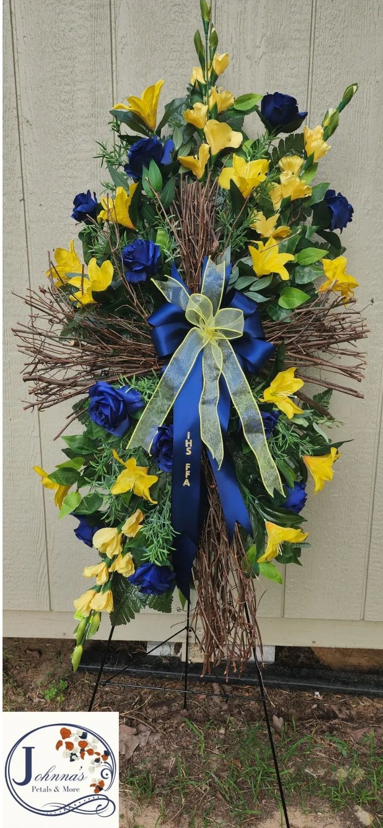 Grapevine Cross of Silk FFA colors