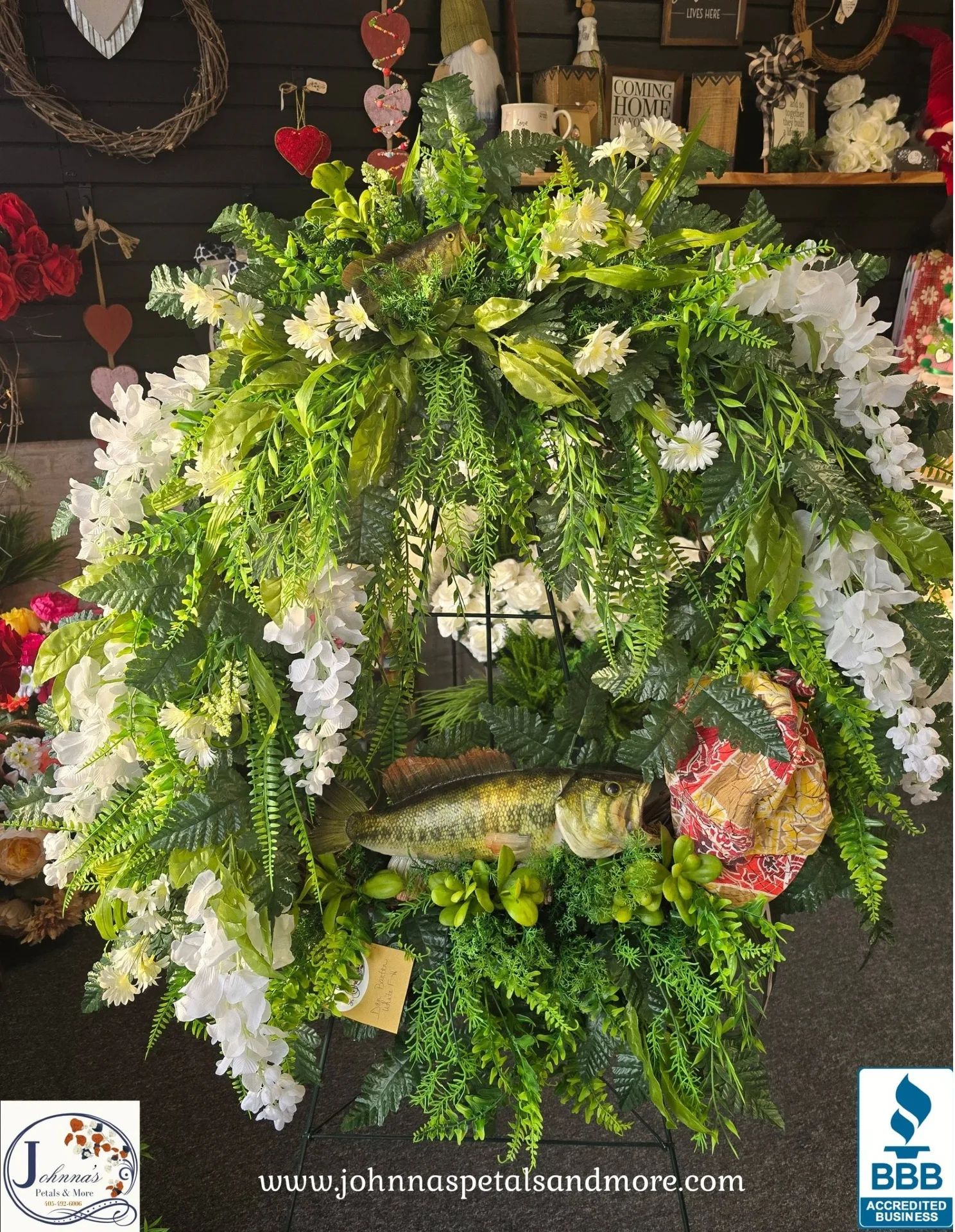 Fisherman's Nest Silk Grapevine Wreath
