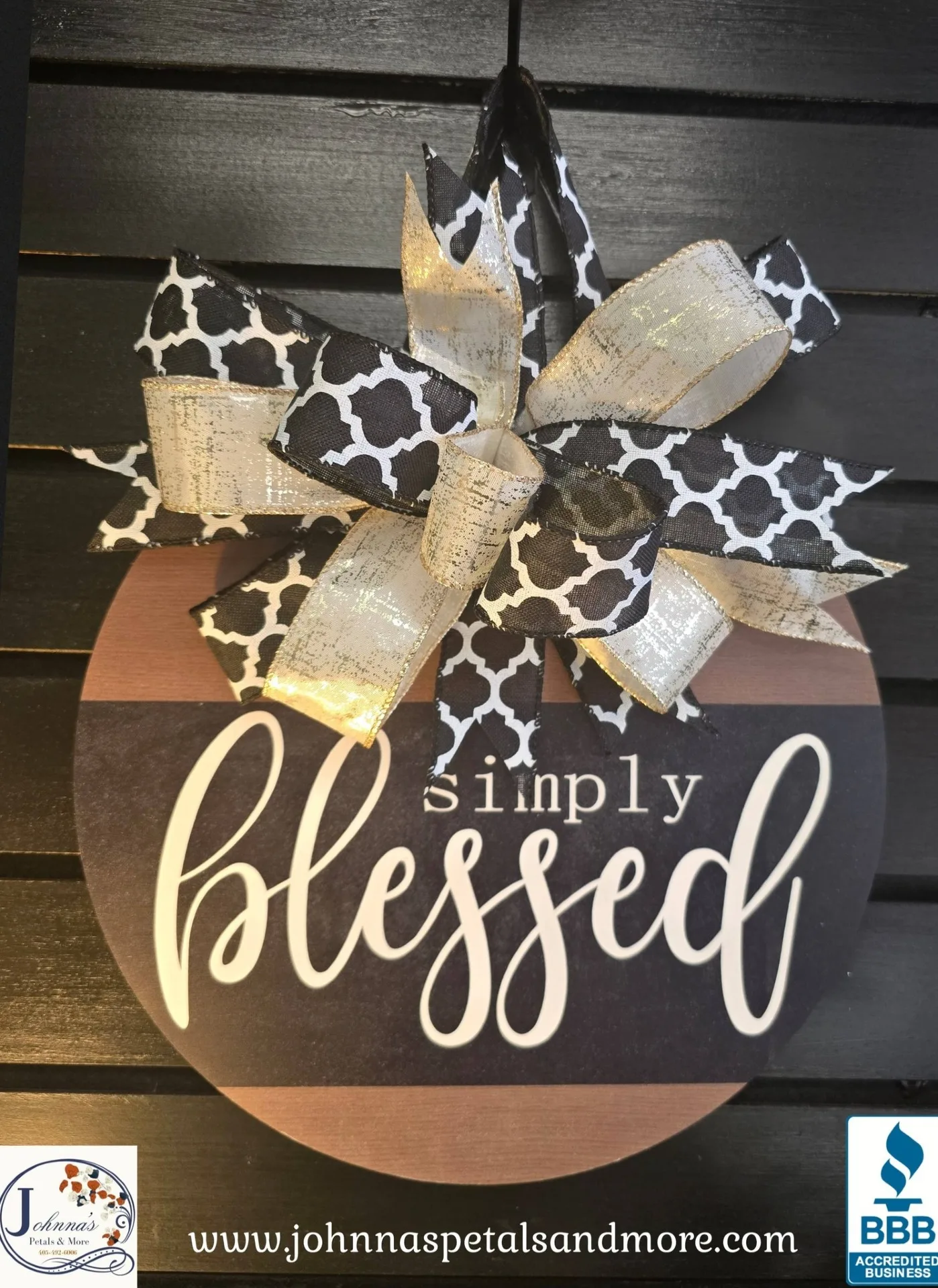 Simply Blessed Door Hanger Simply Blessed Door Hanger