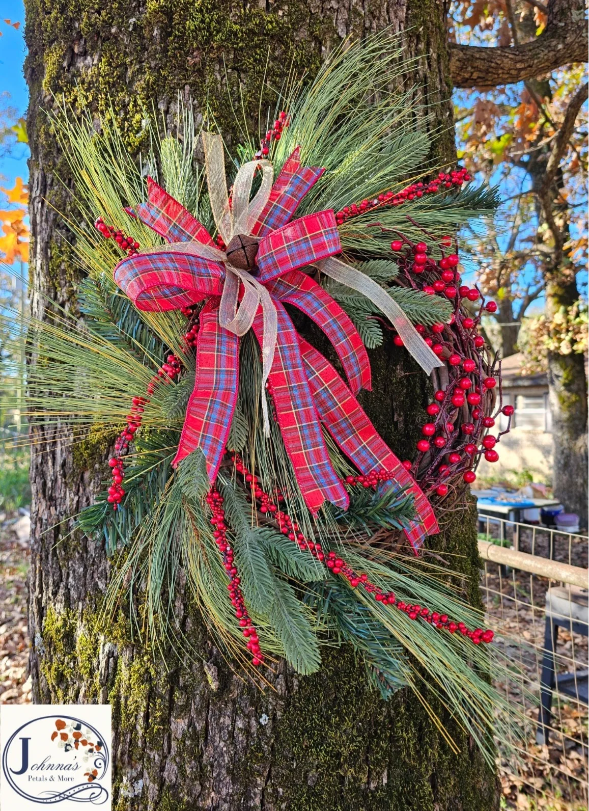 Country Christmas Grapevine Wreath Country Christmas Grapevine Wreath