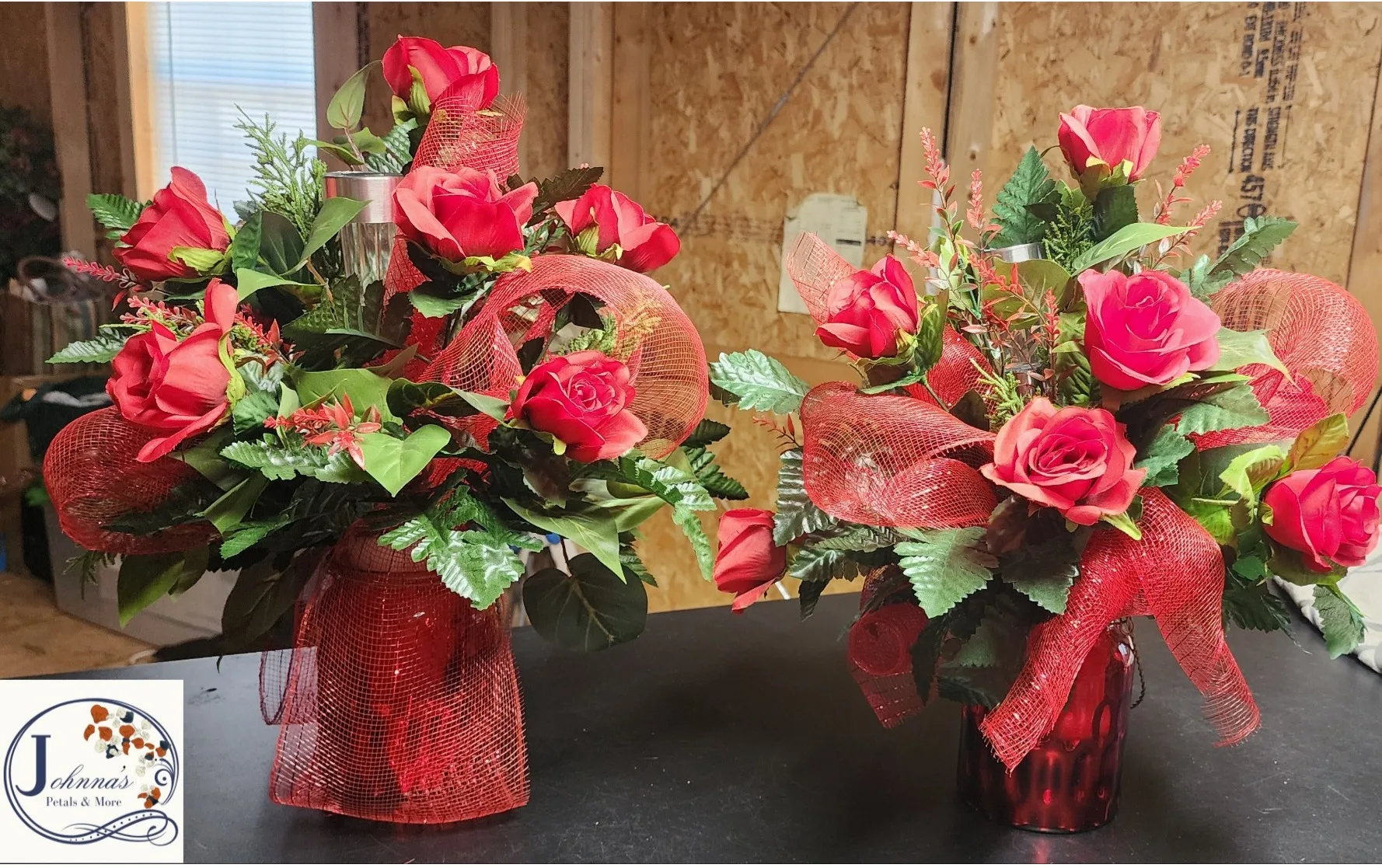 Matching Silk Cemetery Vase Inserts Matching Silk Cemetery Vase Inserts