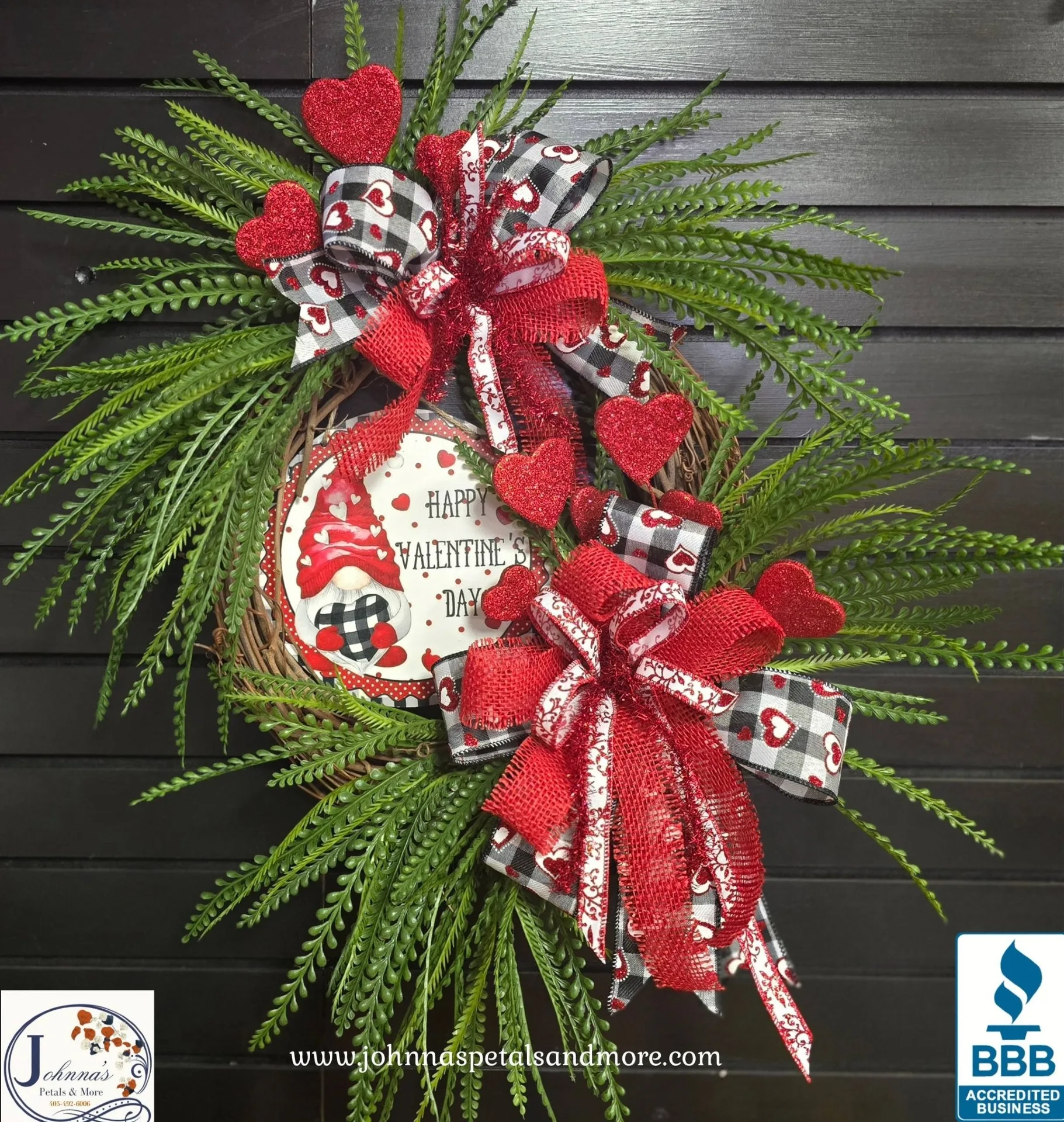 Gnome Valentine Grapevine Wreath Gnome Valentine Grapevine Wreath