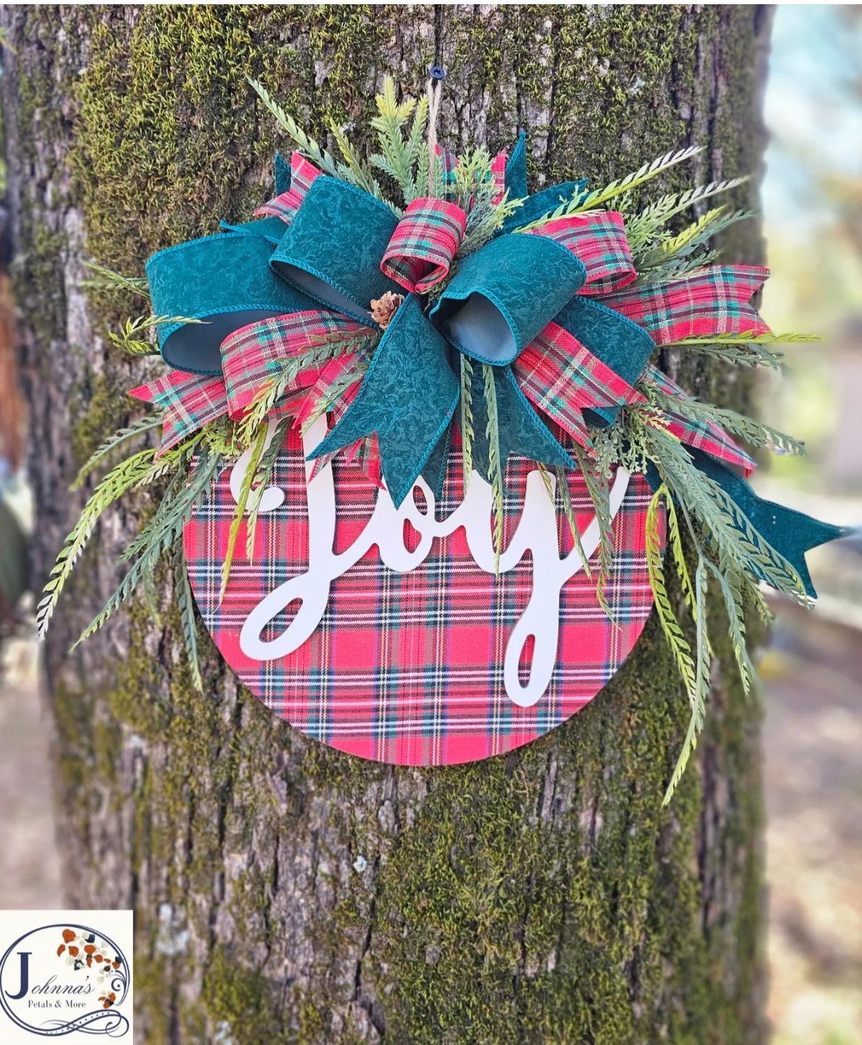 JOY Christmas Door Hanger
