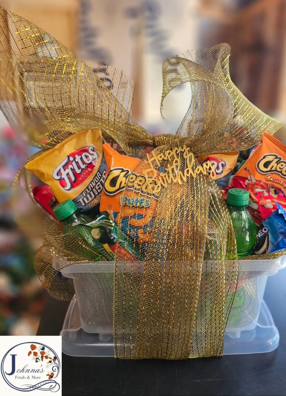 Happy Birthday Snack Basket