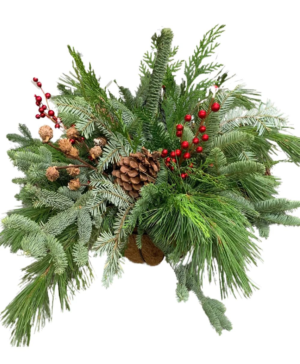Winter Wonderland Hanging Basket