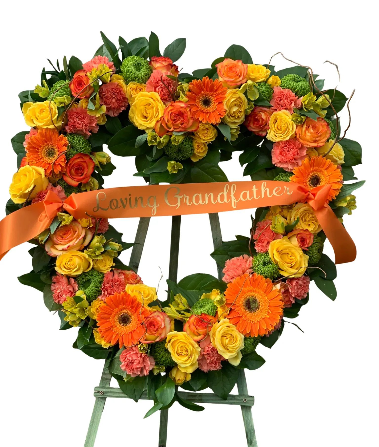 Vibrant Funeral Wreath