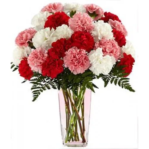 Valentine's Day Carnations Arrangement Valentine's Day Carnations Arrangement