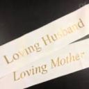 Funeral or Sympathy Custom Ribbon image
