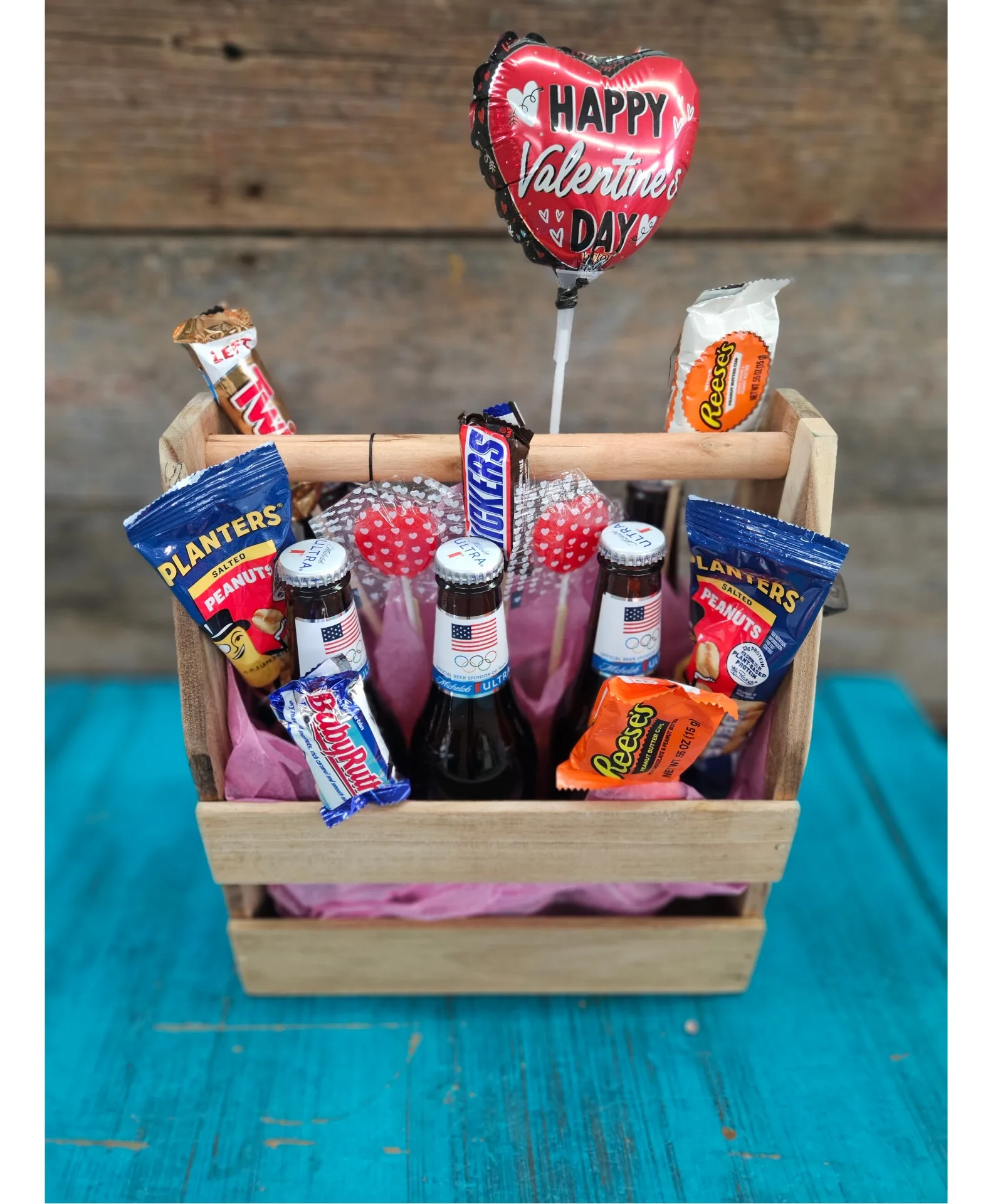 Beer Basket Arrangement Beer Basket Arrangement
