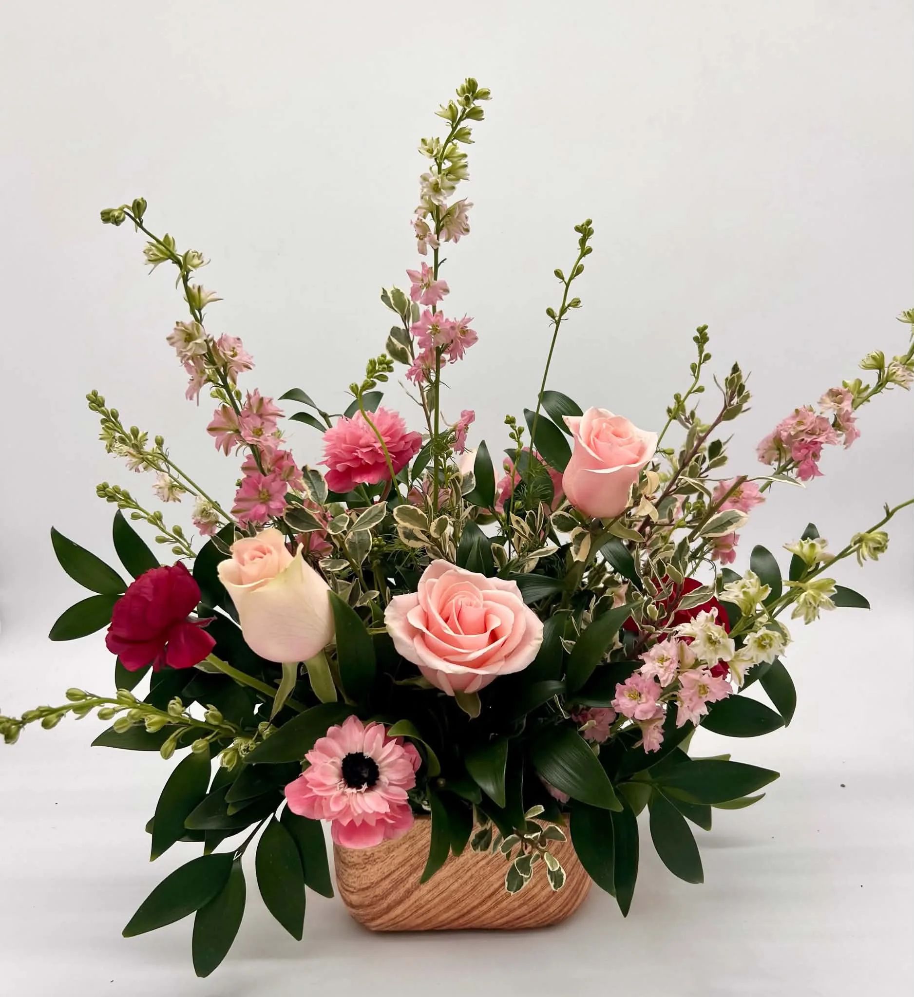 Woodland Blush Ceramic Arrangement