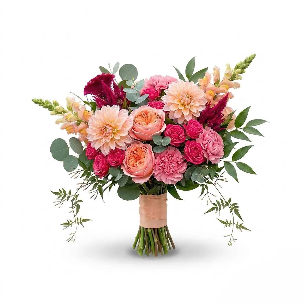 Peach Sunset Garden Promquet