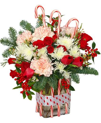 PEPPERMINT PLEASURES Deluxe Christmas Bouquet PEPPERMINT PLEASURES Deluxe Christmas Bouquet