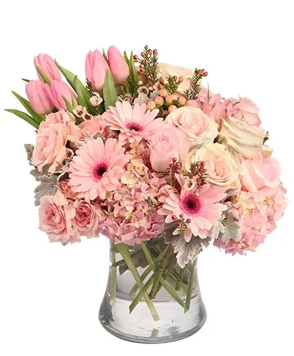 Pale Pink Delight Floral Arrangement Pale Pink Delight Floral Arrangement