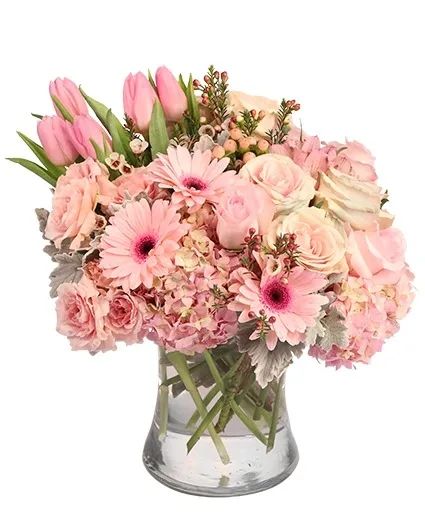Pale Pink Delight Floral Arrangement