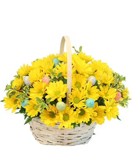Easter Egg-spression Basket Arrangement Easter Egg-spression Basket Arrangement