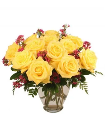 Gold Strike Roses Arrangement Gold Strike Roses Arrangement