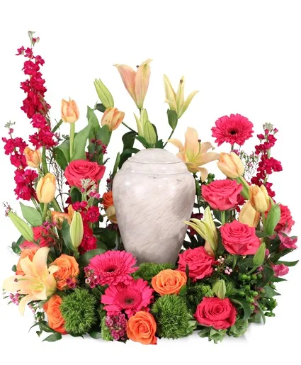 Consoling Embrace Urn Cremation Flowers Consoling Embrace Urn Cremation Flowers