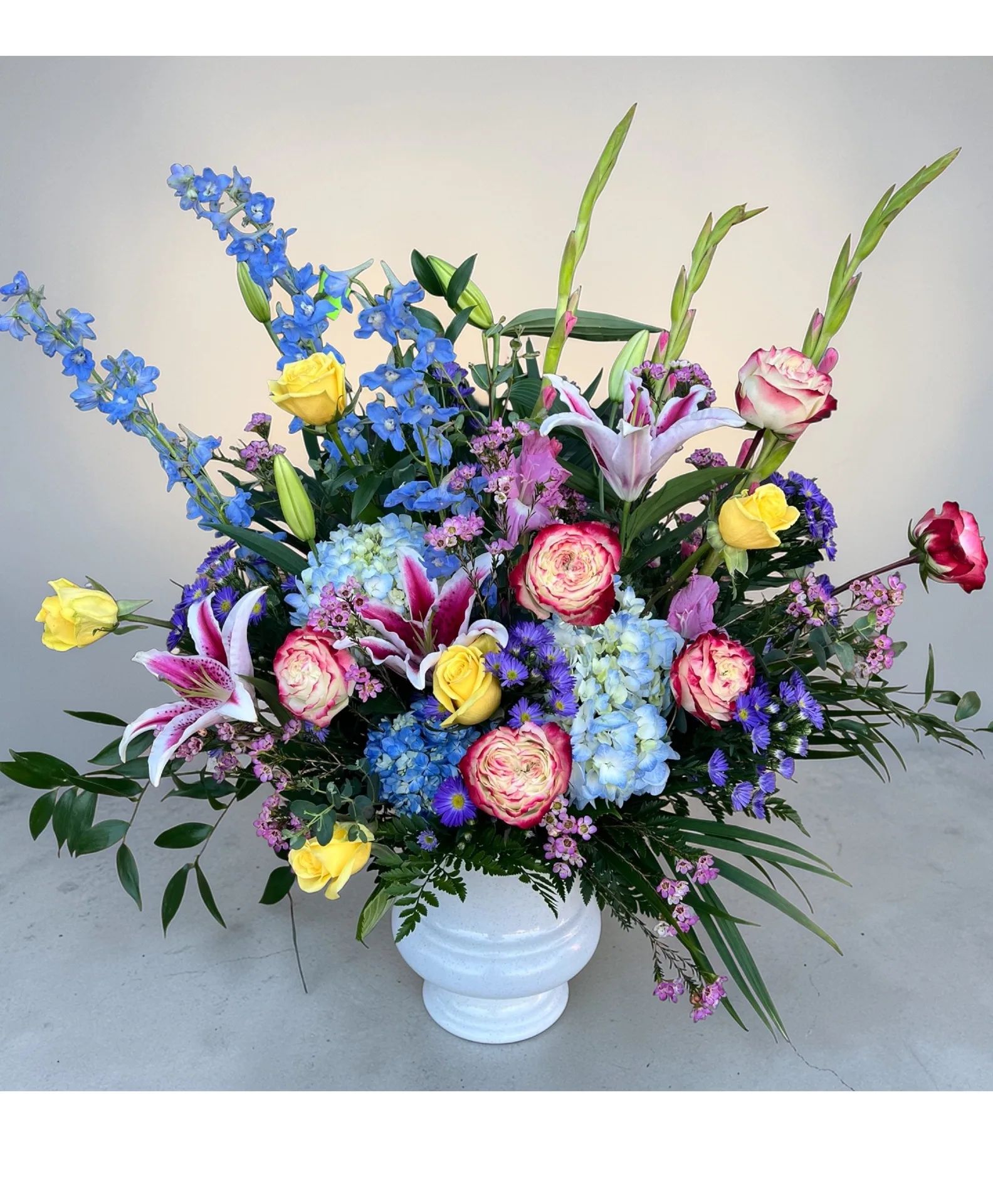 Colorful Condolences Urn