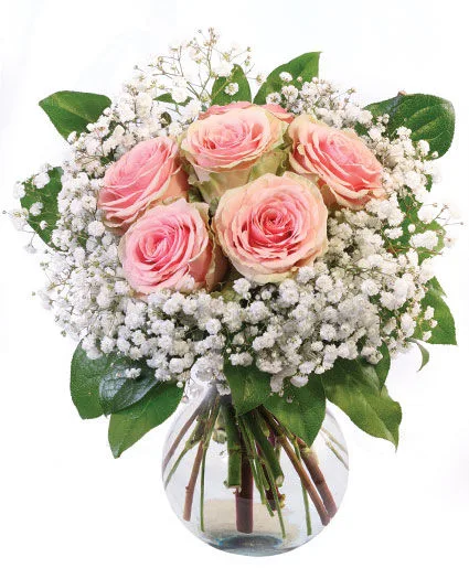 Peach Kiss Roses Floral Arrangement Peach Kiss Roses Floral Arrangement
