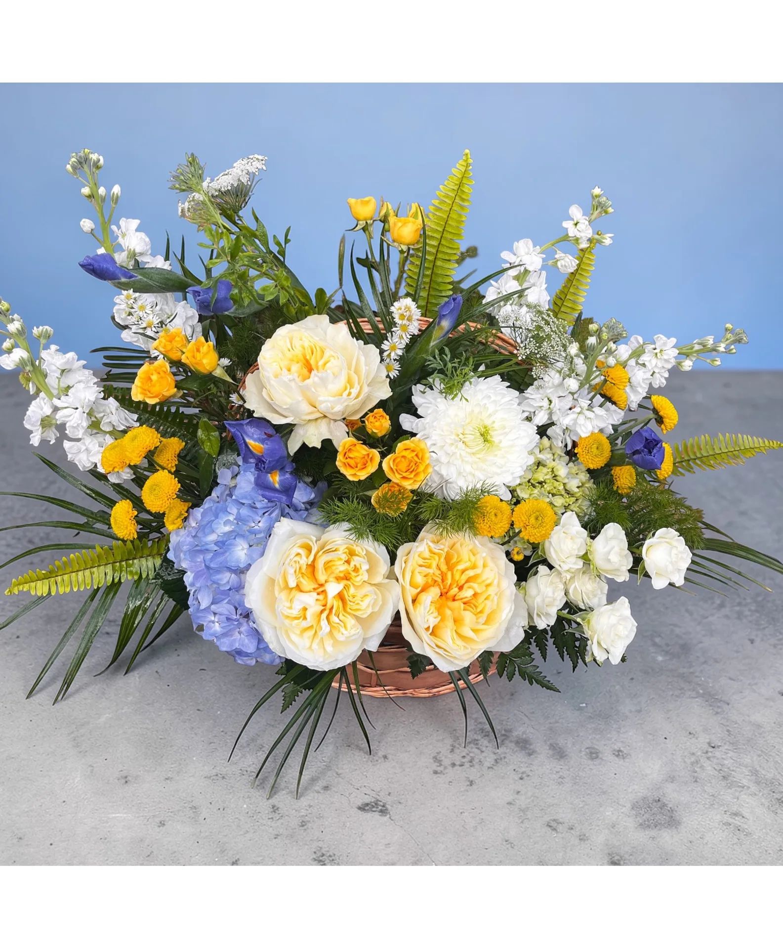 Sunlit Garden Basket